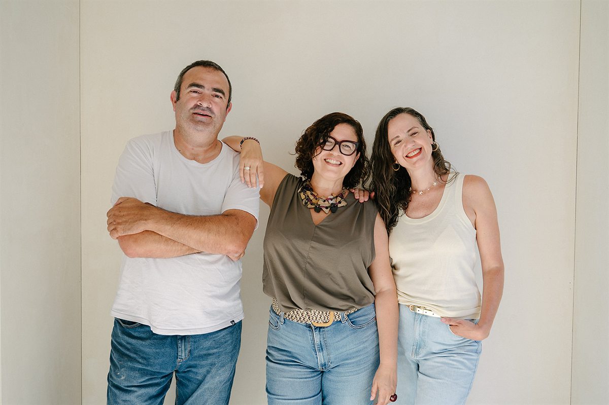 Raúl, Texy y Yurena, el equipo de Imhfarma